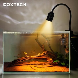 boxtech 3 W Aquarium Light LED for Dance, Adjustable COB Headlight with 3 Lighting Modes, for Nano Aquarium and Small Aquariums