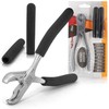 Dual Action Decapper Pliers for Decapping Crimped Vials and Bottles