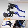 Motorcycle Brake Clutch Pump Lever with Hydraulic Master Cylinder Reservoir