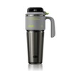 32 oz Insulated Tumbler with Push-button Lid and Handle, Grey
