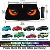UOER Car Windshield Sun Shade Umbrella, Black Eyes Windshield Sunshades