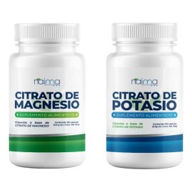 Naima Citrato Magnesio Potasio Cápsulas 500mg 2x100u Gluten