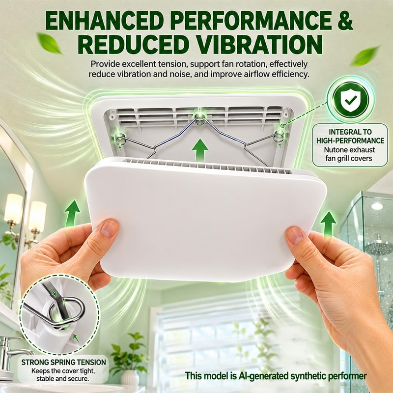 4 Pk Grille Spring Clips for Broan-NuTone FG701S Bathroom Exhaust