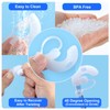DC,CLISENCE 2PCS Anti Wrinkle Straw Cover, Food Grade Silicone Straw