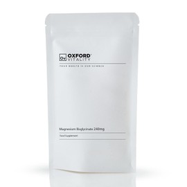 Magnesium Bisglycinate 240mg I Food Supplement I Oxford Vitality I Manufactured in the UK I (365)