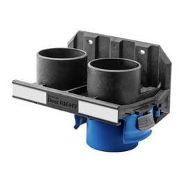 2-1/2" Dust Collection Manifold Starter Kit - Single Hose Switching Dust Collection Fittings w/Reinforced Plastic - Efficient Airflow Vacuum Hose Extension Base Includes Peel-and-Stick Labels