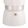 Aluminum Coffee Pot with Wood Grain Handle Moka Coffee Pot