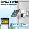 runofast 4G LTE Cellular Security Camera, Wireless Solar Powered No