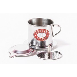 Vietnamese Coffee Phin Filter Set. This kit works well with Trung Nguyen ground Coffee beans. Sizes S to XL in 1, or 2 pack. Screw Down Insert (1, Small (6 oz))