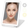 DenCert Rechargeable Travel Makeup Mirror 72 LED Lighted Compact Slim