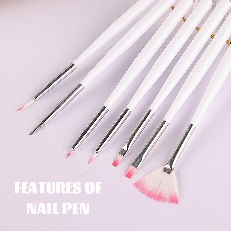 Nail Brushes for Nail Art Brushes,Acrylic Nail Brush,7pcs French Tip