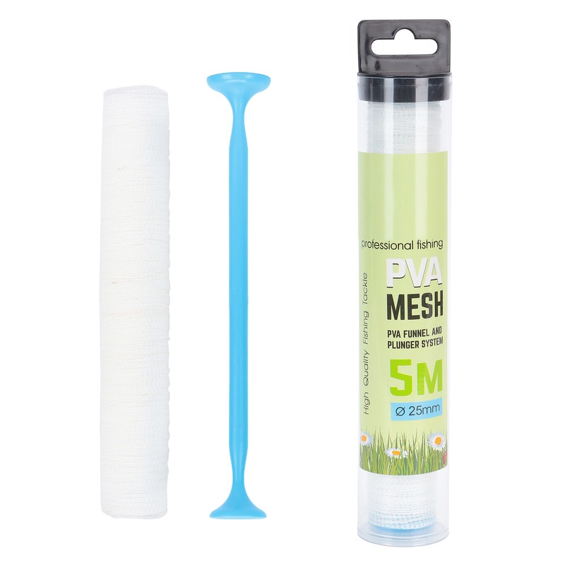 PVA Cylinder Water Soluble Net PVA Mesh Soluble Fishing Feeder