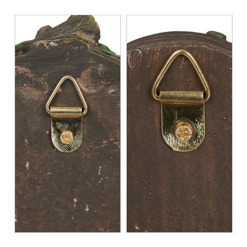 Relaxdays Fairy Door, 4-Piece Set, 2 Gnome Windows, 1 Gnome