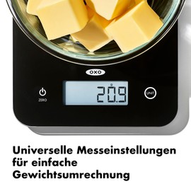 OXO Good Grips Universal Glass Food Scales up to 5kg