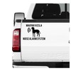 Siviwonder Magyar Vizsla Noise Alarm System Car Sticker Dog Film
