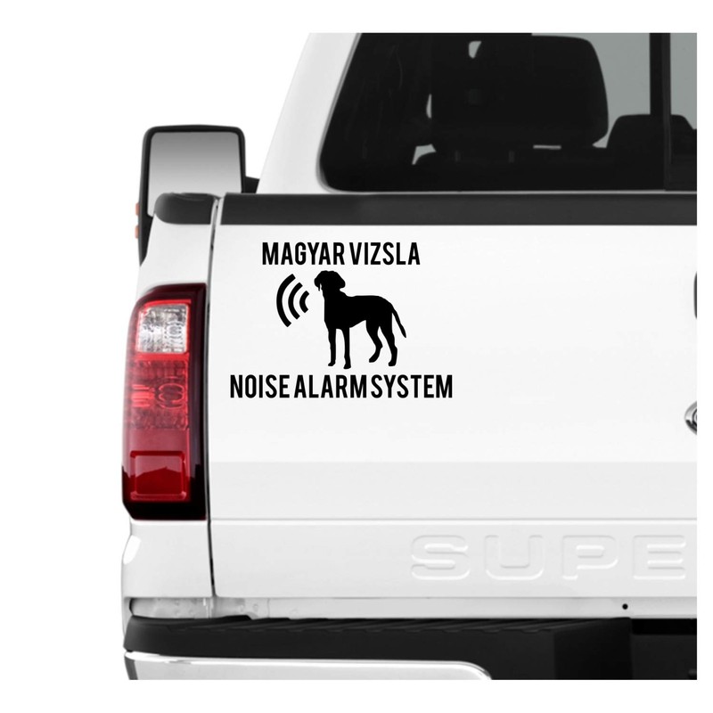Siviwonder Magyar Vizsla Noise Alarm System Car Sticker Dog Film