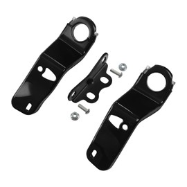 XMT-MOTO Front Fairing Support Brackets Mounts Fit for Harley 2022-2025 Low Rider ST FXLRST,2022 Low Rider El Diablo FXRST,Vivid Black
