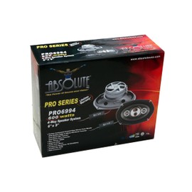 Absolute USA PRO6994 Pro Series 6x9" 4 Way full-range loudspeakers 6x9" 4 Way full-range loudspeakers Car Speakers 600 Watts Max Power