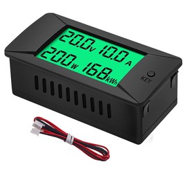 DollaTek DC Display Digital Volt Meter Car Bidirectional Ammeter Power Kwh Watt Meter 300V 300A Shunt Bulit-in