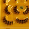 False Eyelashes Transparent Band Russian Strip Lashes D Curl Wispy