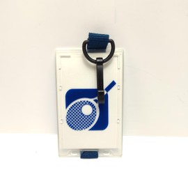 12 Pack Hard Plastic Badge Holder, Dual-Sided Vertical ID Card Holders with Thumb Slots, Clear ID Badge Holder for Office and School Identity Cards,Event Pass