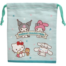 Sanrio Characters JSC-650 Drawstring Character Drawstring S Girls Mint, mint