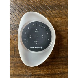 Hunter Douglas Powerview Generation 3 New Black Remote with Clear pebble