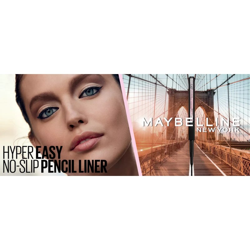Maybelline Eyeliner Eyestudio Hyper Easy No Slip Pencil Color: Black