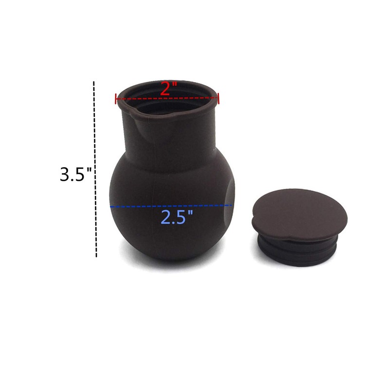 DD-life 3 Pcs Silicone Chocolate Melting Pot, Butter Sauce Milk