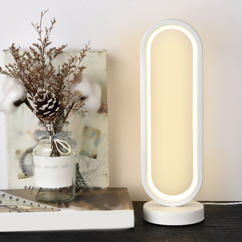 Modern Desk Lamp 3W USB Oval Dimmable Eye Care LED