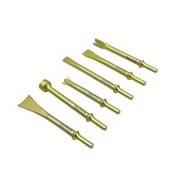 Astro Tools 401K6 6-Piece Heavy Duty THOR Air Hammer, Chisel & Cutter Bit Set .401 Shank