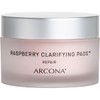 ARCONA Raspberry Clarifying Pads - Raspberry Extract, Witch Hazel, Salicylic Acid + Tea Tree Extracts Cleanse, Clarify + Protect Skin - 45 Pads, Made in The USA