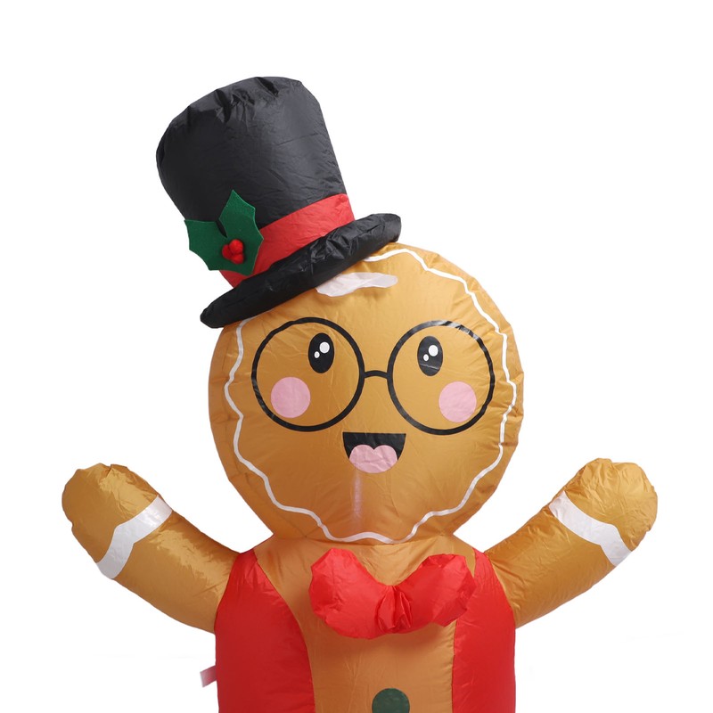 Valentines Day Inflatable Decoration with LED Lights Cute Boy Shape