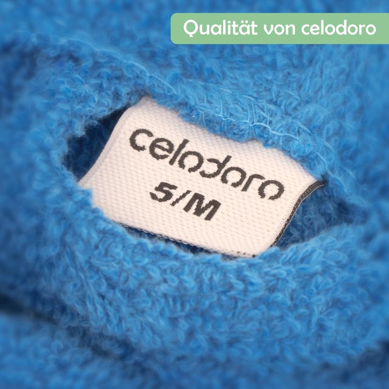 Celodoro Bathrobe for Men and Women, Pure Cotton, charcoal
