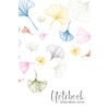 Ginkgo Biloba Leaves Notebook: Manifest - Visualize - Affirmation -