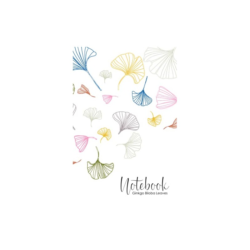 Ginkgo Biloba Leaves Notebook: Manifest - Visualize - Affirmation -