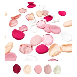 MINICO 200Pcs Artificial Flowers Silk Rose Petals Flower Girl Fake Scatter Petals for Wedding Aisle Table Centerpieces Home Decoration