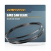 POWERTEC 56-1/8 Inch Bandsaw Blades, 1/4" x 6 TPI Band