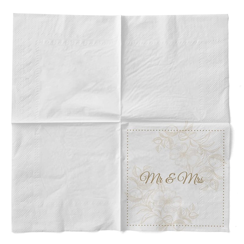 Sovie HORECA Mr & Mrs Napkin (Flower) | Tissue |