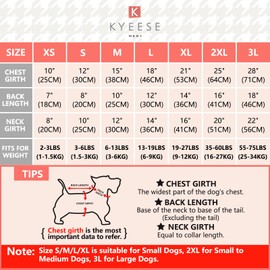 Kyeese - Suéter para perro con cuello alto y lunares
