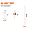 30pcs 3ml Dropper Bottle,Empty Mini Bottles with 3pcs Dropper Pipettes