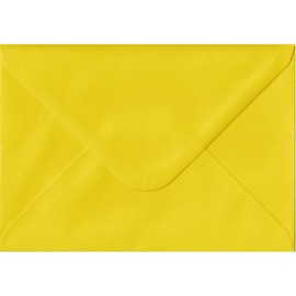 C5 (162mm x 229mm) Coloured Envelopes for Wedding Invitations/Greeting Cards/Crafts- Pack of 60 (Daffodil Yellow)