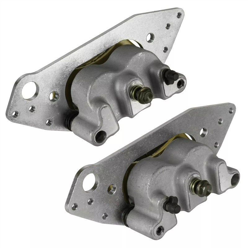 Caltric Front Left And Right Brake Calipers W/ Pads for