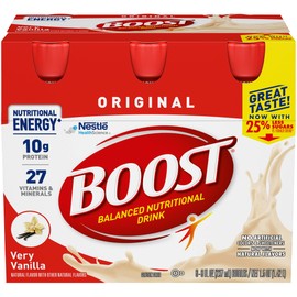 Boost Original Complete Nutritional Drink, Vanilla Delight (6 count (Pack of 1))