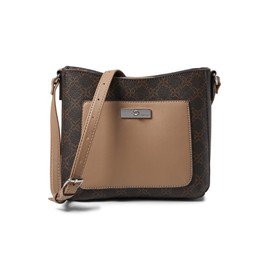Nine West Harmon Swing Pack, Brown Logo/Latte