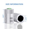 CKAuto 4 Pcs Aluminum Tire Valve Stem Caps with N2