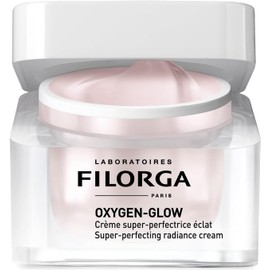 Oxygen-Glow Super-Perfecting Radiance Crema Diaria para la Piel, Tratamiento Hidratante con un Impulso Hidratante de Ácido Hialurónico y Enzimas Desintoxicantes para una Cara Impecable