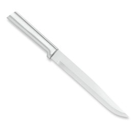 RADA Cutlery Slicer Knife (R107), 7" Stainless Steel Hollow Ground Blade, Made in USA, Silver Handle, Pack of 6