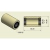 4 Pieces Nylon Rollers 30 mm diameter 50 mm wide