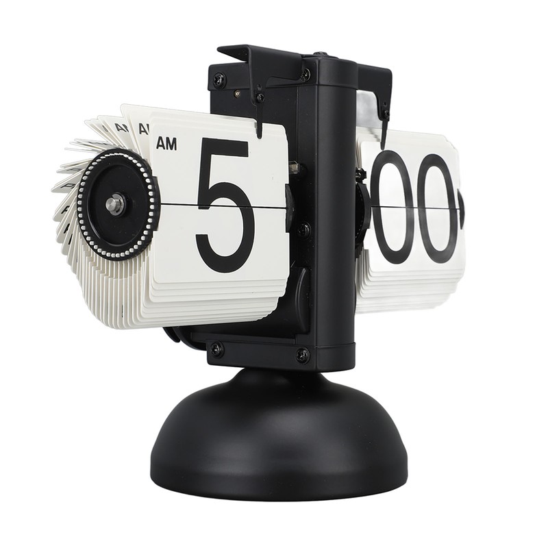 European Style Retro Digital Flip Down Clock 304 Stainless Steel